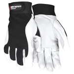 Mcr Safety Mechanics Gloves, Goatskin Palm, Nylon, Spandex Back,. Fixed Price $11.95.