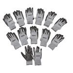 Ironton Nitrile-coated Work Gloves, 12 Pairs, Black/gray, Large. Fixed Price $20.99.