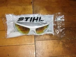 Genuine Stihl Sunglasses White Ice Orange Mirror 7010-884-0367 #GM-L4A1. Fixed Price $28.95.