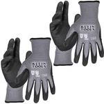 Klein Tools 60590 Work Gloves, Knit Dipped Cut Resistant X-large, Gray/black. Fixed Price $25.44.