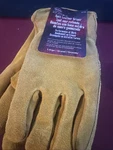 Boss #4176L Split Cowhide Leather Drivers Gloves Size Large Brown 072874417642. Fixed Price $7.39.