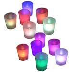 Safe Flickering Christmas Led Votive Tea Lights For Lighting Decorations 12 Pcs. Fixed Price $10.81.