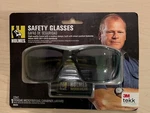 New 3M 90204 Tekk Protection Safety Glasses, Black/yellow Frame With Dark Lens. Fixed Price $55.95.