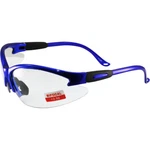 Global Vision Cougar Bifocal Safety Glasses Blue Frame Clear 2.5X Magnified Lens. Fixed Price $15.99.