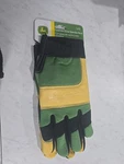 John Deere L/g - Cowhide Glove Spandex With Reinforced Thumb Saddle Size Large. Fixed Price $19.99.