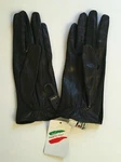Nwt Guanto Sim Ladies Black Lambskin Leather Gloves Size 7 Made Italy. Fixed Price $24.99.
