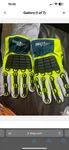 Nsi White/b /y Impact Resistant Gloves, (1PAIR Xlarge. Fixed Price $34.99.