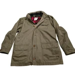 Old Navy Canvas Chore Jacket Men Xl Green Utility Barn Removable Vest Hood. Fixed Price $49.99.