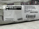 Dozen Mcr Safety Select Shoulder Split Cow Blue W/red Stripes Gloves 1300XL. Fixed Price $47.20.