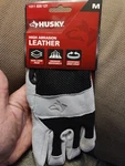 Husky Medium Abrasion-resistant Leather Outdoor Work Gloves New. Fixed Price $16.99.