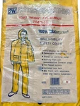 2W 100%WATERPROOF,PROTECTIVE Rainsuit,pvc,heavy Bright Yellow,szm Workwear. Fixed Price $50.00.