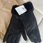 West Loop Men's Knit Glove 3M Thinsulate One Size Black Faux Suede Pair. Fixed Price $13.00.