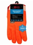 Kinco 4160-L Fully-coated High-visibility Orange Work Gloves, Large. Fixed Price $14.99.