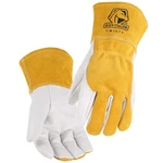 Black Stallion GM1615-WT Cowhide Mig Gloves With Side Padding, Large. Fixed Price $35.99.