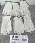 (11 Pairs) Mcr Safety 3401M Leather Gloves,beige,m,pig Grain Industrial. Fixed Price $44.99.