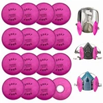 2097 P100 Particulate Filter Cotton, Installed Retainer. Fixed Price $74.99.