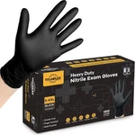 Titanflex Disposable Nitrile Exam Gloves, 6-MIL, Black, Heavy Duty Small. Fixed Price $21.29.