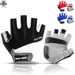 Half Finger Bicycle Gloves Anti-slip Shock-absorbing Sbr Palm Pad. Fixed Price $10.99.