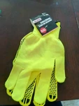 1 Pair Tool Bench Neon Safety Work Gloves With Non-slip Grip Dots -brand New. Fixed Price $13.88.