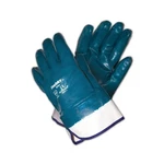 Mcr Safety 9761 Predator Fully Coated Nitrile Gloves, One Size, Blue/white. Fixed Price $15.00.