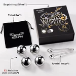 Deluxe Whiskey Burbon Balls Glasses Set Rocks Ice Cubes Cool Best Gift For Men. Fixed Price $42.41.