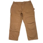 Carhartt B136-BRN Men's Loose Fit Cotton Work Pants Brown With Knee Pads 40X30. Fixed Price $45.00.