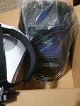 Antra AH7-220-0000 Auto Darkening Welding Helmet Huge Viewing Size 3.82X1.65". Fixed Price $64.95.