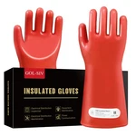 Gol-siv Insulated Electrician Gloves Class Astm 12 Kv, Red. Fixed Price $42.99.