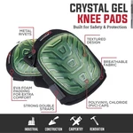 Professional Crystal Gel Knee Pads For Work With Soft Foam & Cushion (1 Pair). Fixed Price $35.99.