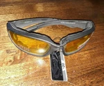 Global Vision Kickback Yt Black Foam Padded Motorcycle Riding Glasses Yellow. Fixed Price $18.99.