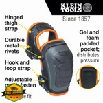 Klein Tools 60491 Hinged Knee Pads, Heavy Duty Gel Foam Protective .... Fixed Price $79.98.