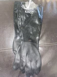 Kinco Large Vinyl Black Chemical Resistant Thick Work Gloves. Fixed Price $25.00.