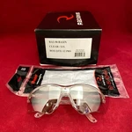 Set Of 12: Radians Clear Indoor Outdoor Safety Glasses BA1-90 Basin Z87.1+ Ansi. Fixed Price $34.97.