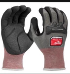 Milwaukee Anti-vibration Cut Level 4 High Dexterity Nitrile Dipped Glove, Large. Fixed Price $20.00.