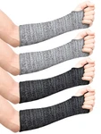 Satinior 2 Pairs Cut Resistant Sleeves Protective Arm One Size, Black,gray. Fixed Price $23.31.