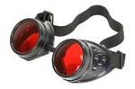 Red Lens Victorian Steampunk Goggles Glasses Welding Cyber Gothic Cosplay. Fixed Price $16.99.