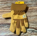 Carhartt Men's Insulated Work Gloves Brown Small. Fixed Price $48.00.