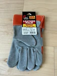 Midwest Split Cowhide Leather Palm Gloves, Safety Cuff #7759 Sz Lrg -nwt. Fixed Price $9.99.