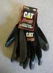 New Non-slip Knit Racing Gloves Black 15671 CAT01740 Latex Palm Or. Fixed Price $7.99.