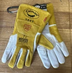 Caiman 1541-5 Premium Grain Goatskin Welding Gloves Padded Palm Large. Fixed Price $21.49.