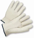 West Chester Medium Natural Standard Grain Cowhide Unlined Drivers Gloves - 1 Pa. Fixed Price $8.47.