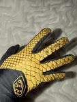 Troy Lee Designs Ace Women's Xxl Gold & Black Cycling Gloves Clarino. Fixed Price $28.00.