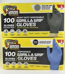Grease Monkey Heavy Duty Disposable Nitrile Gloves, 100CT, 6MIL, Size Large Blue. Fixed Price $32.99.
