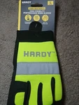 Hardy Hi-visibility Performance Mechanic Work Gloves Blackgreen Reflective Large. Fixed Price $7.00.