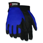 Mcr Safety Fasguard Synthetic Leather Gloves, Large, Blue/black, 2 Pairs. Fixed Price $41.90.