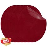 Patikil Suede Elbow Knee Patches 6 Pack Maroon 4.3"X5.5" Iron Repair. Fixed Price $20.00.