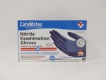 Caremates Nitrile Medical Exam Gloves, Medium, 50 Pack. Fixed Price $12.00.