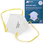 Makrite Sekura N95 Niosh Foldable Disposable Particulate Respirator Face Mask. Fixed Price $38.00.