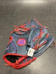 Wilson A450 12 Inch Leather Baseball Glove, Blue And Red - Painted Read. Fixed Price $20.00.