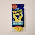 1989 Magla Loving Hands Latex Gloves Size Small Yellow Lined Vintage Nos. Fixed Price $17.90.